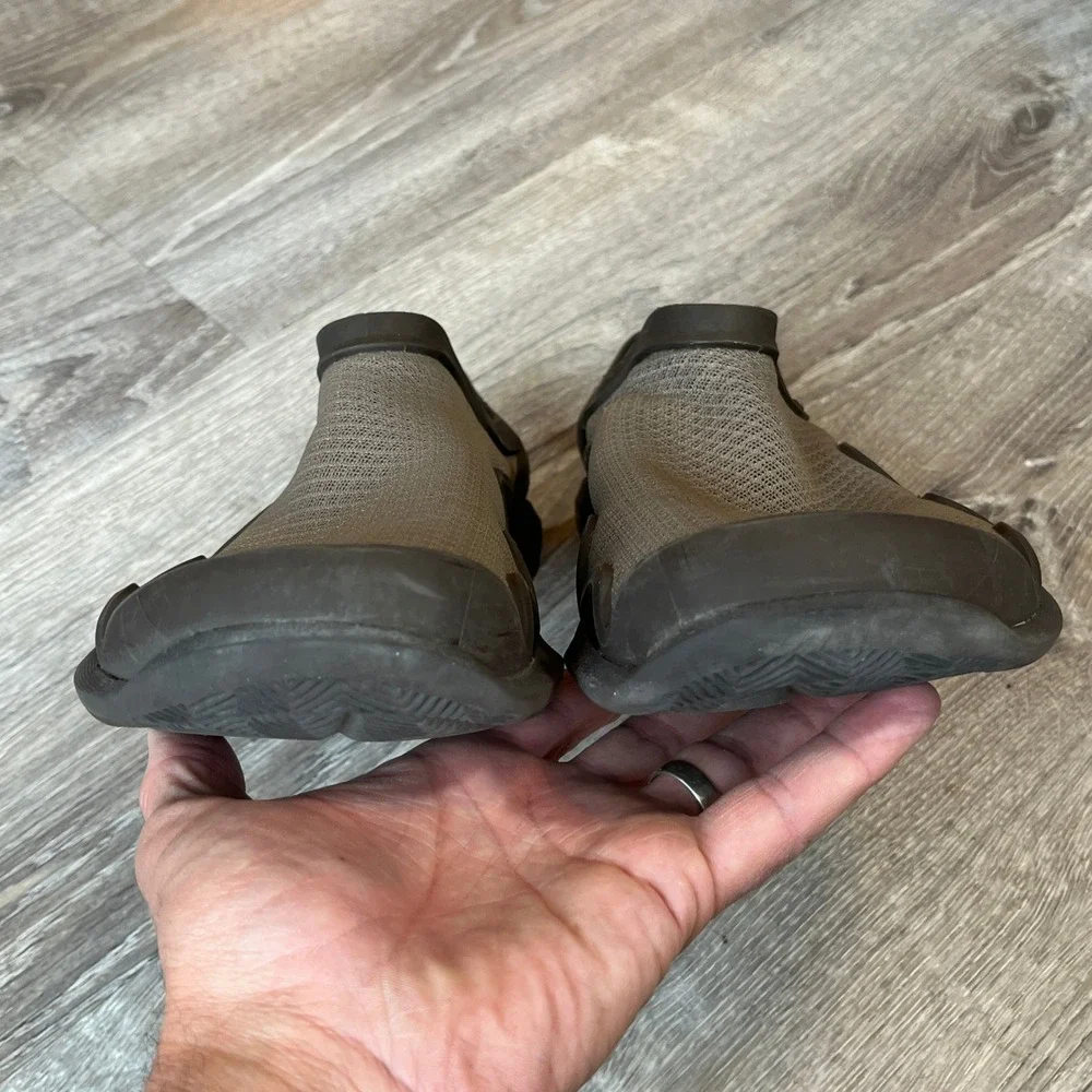 Crocs Swiftwater Mesh Deck Sandals Mens 11 Espresso Walnut Water Shoes 203963